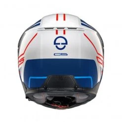 Schuberth C5 Master Motorhelm -Moto Gear Verkoop C5 master wit blauw achterzijde 7b10