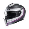 HJC I90 Davan Motorhelm -Moto Gear Verkoop HJC I90 Davan zwart wit paars fb5e