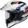 Shoei Hornet ADV Navigate Motorhelm -Moto Gear Verkoop Shoei hornet adv navigate blauw wit rood b37a