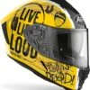Airoh Spark Rock N Roll Motorhelm -Moto Gear Verkoop airoh spark rock n roll geel 1 cfb3