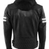 Rusty Stitches Jari Hooded V2 Motorjas -Moto Gear Verkoop rusty stitches jari hooded v2 zwart wit achterkant ba08