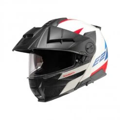 Schuberth E2 Defender Motorhelm -Moto Gear Verkoop schuberth e2 defender wit rood blauw 7298
