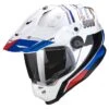Scorpion-Exo ADF-9000 Air Desert Motorhelm -Moto Gear Verkoop scorpion adf 9000 air desert wit blauw 4a6e